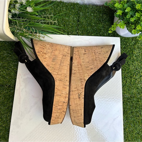 VERONICA BEAR
Dali Sand Suede Peep-Toe Wedge Platform Sandals size 9 - Picture 11 of 16